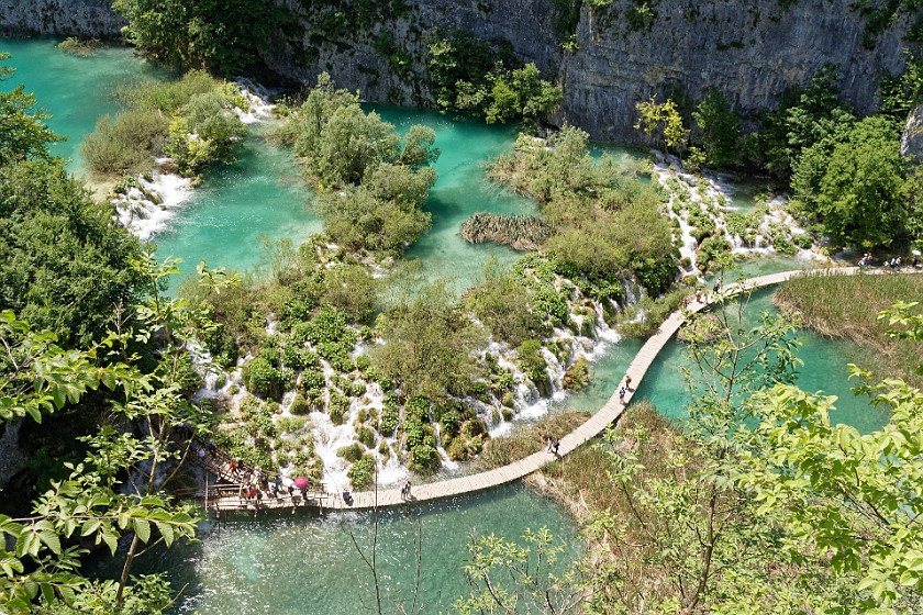 Plitvice Lakes National Park. Lower lakes. Rastovača. .