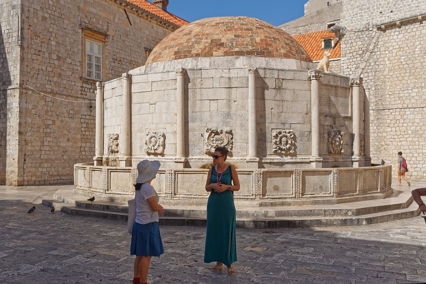Dubrovnik. Onofrio's big fountain. Dubrovnik. .
