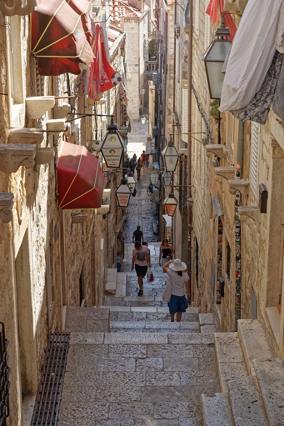 Dubrovnik. Narrow street. Dubrovnik. .