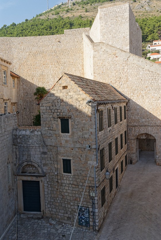 Dubrovnik. Walls of the Dominican monastery. Dubrovnik. .