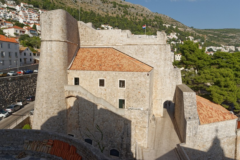 Dubrovnik. Revelin fortress and Ploče gate. Dubrovnik. .