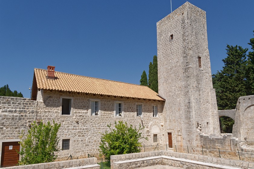 Lokrum Island. Benedictine monastery. near Dubrovnik. .