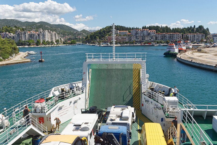 Ston. Ferry between Trpanj and Ploče. Ploče. .