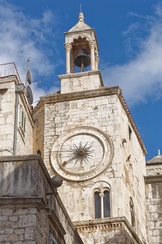 Split. Clock tower at the iron gate. Split. .