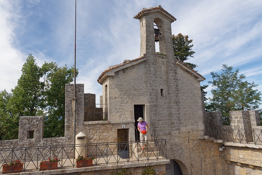San Marino. Bell tower at Rocca Cesta. San Marino. .