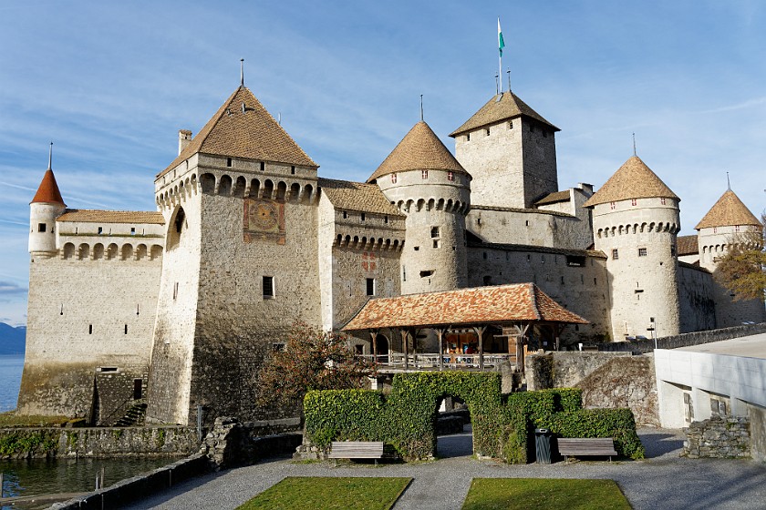 Chillon Castle. Castle. Veytaux. .
