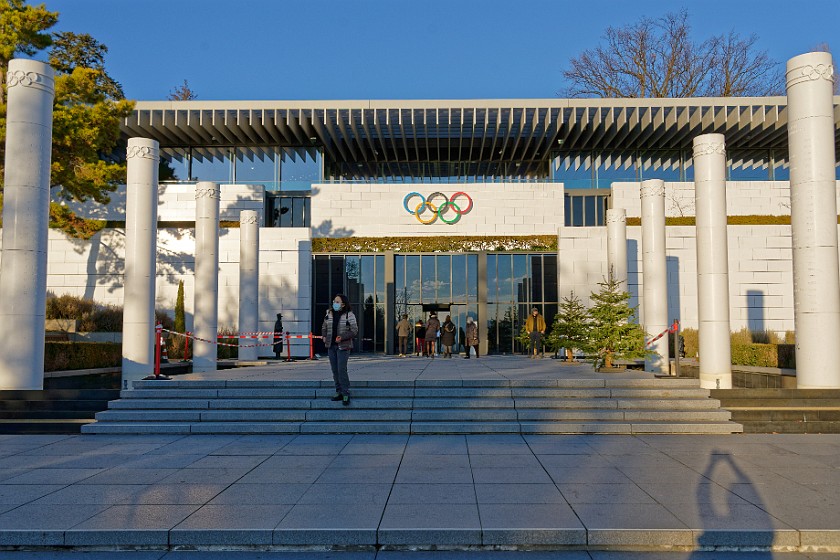 Olympic Museum. Entrance. Lausanne. .