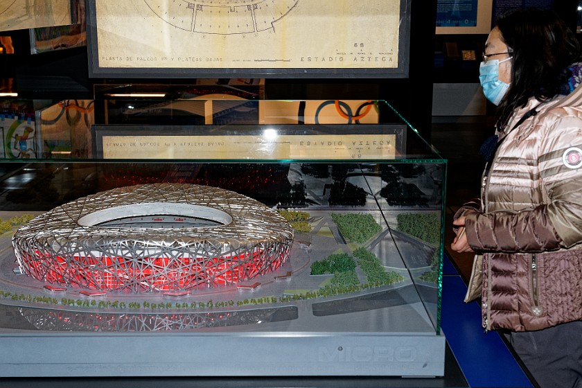 Olympic Museum. Model of the Beijing National Stadium. Lausanne. .