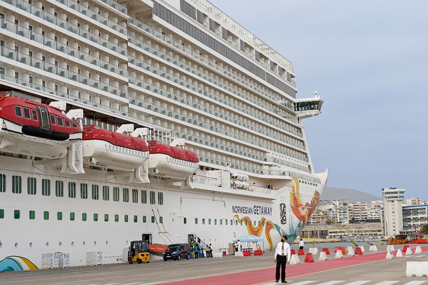 Norwegian Getaway. Ship. Piraeus. .