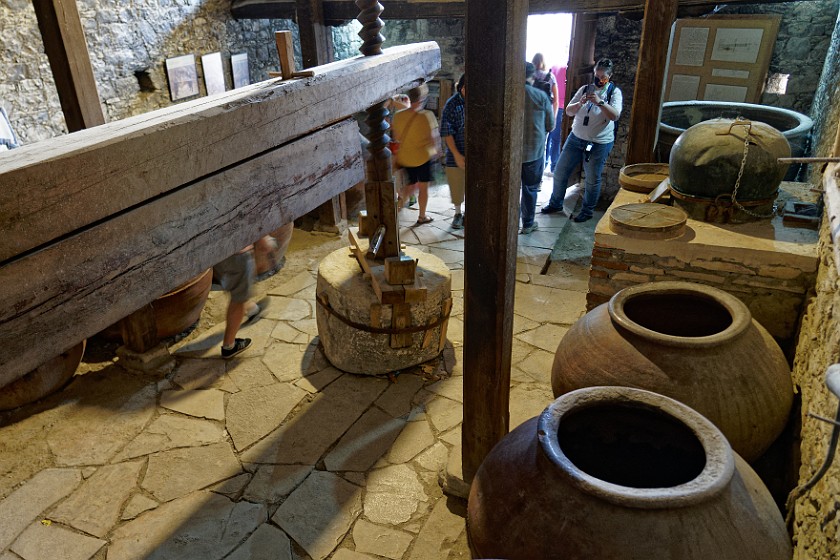 Omodos Village, Cyprus. Olive press. Omodos. .