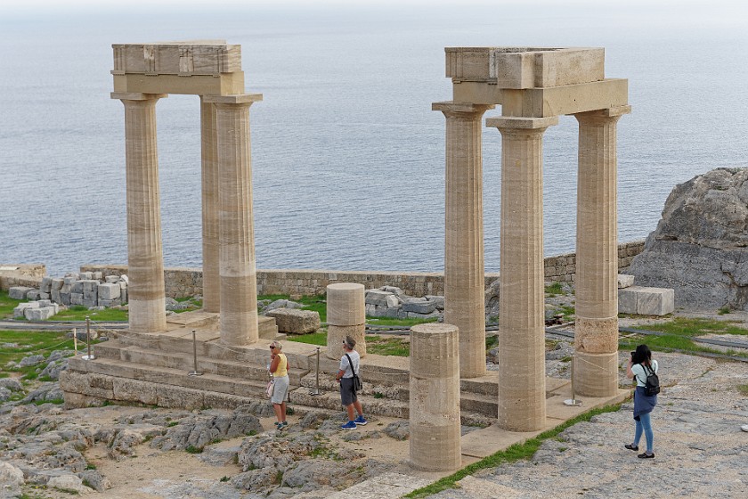 Lindos, Rhodes. Acropolis. Lindos. .