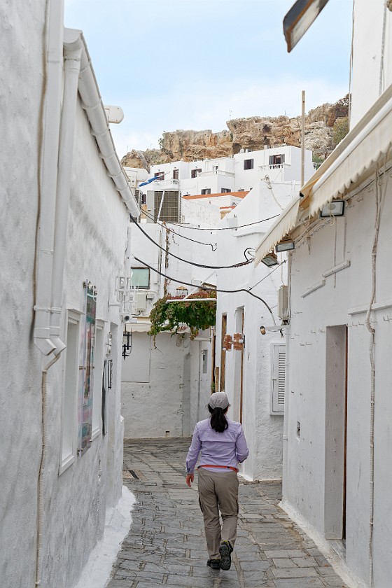 Lindos, Rhodes. Village. Lindos. .