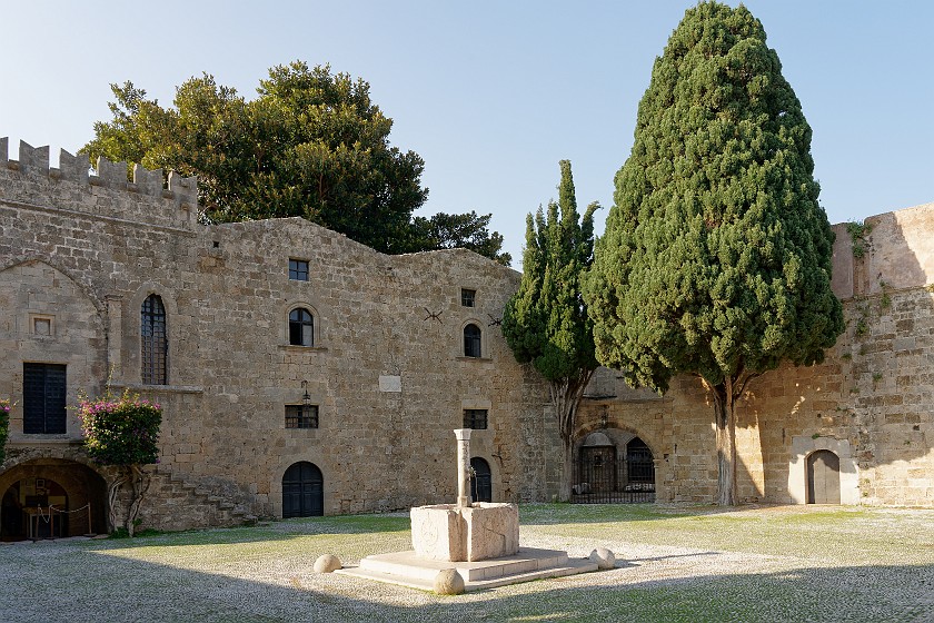 Rhodes Old Town. Square of the hebrew martyrs. Rhodes. .