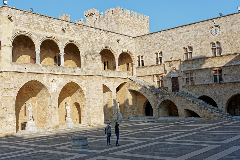 Rhodes Old Town. Palace of the Grand Master. Rhodes. .