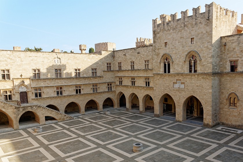 Rhodes Old Town. Palace of the Grand Master. Rhodes. .