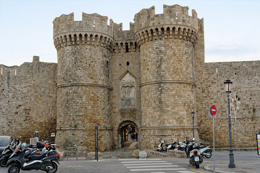 Rhodes Old Town. Sea gate. Rhodes. .