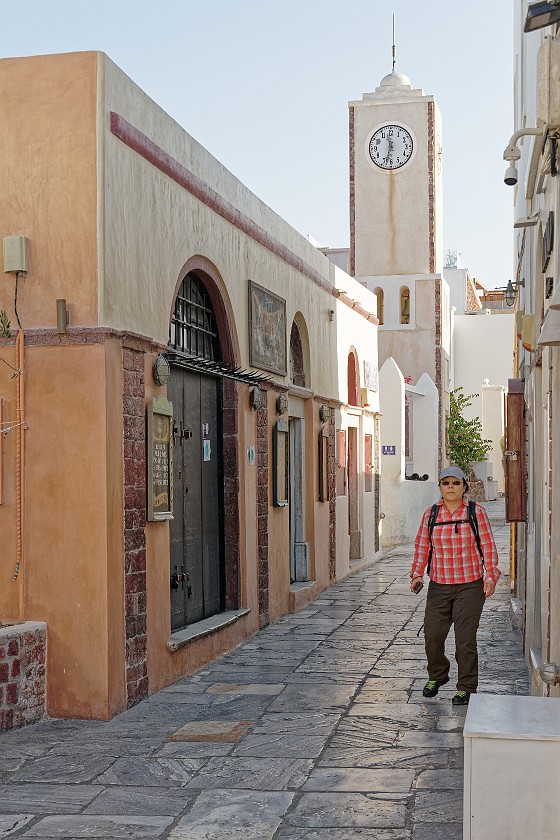 Oia, Santorini. Side street. Oia. .