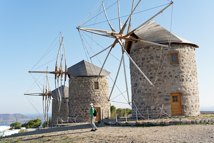 Hora, Patmos. Windmills. Hora. .