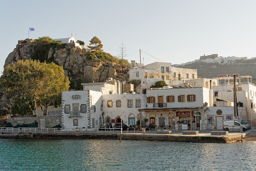 Skala, Patmos. Hill and chapel. Skala. .