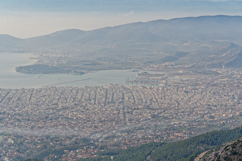 Volos. View on city. Makrinitsa. .