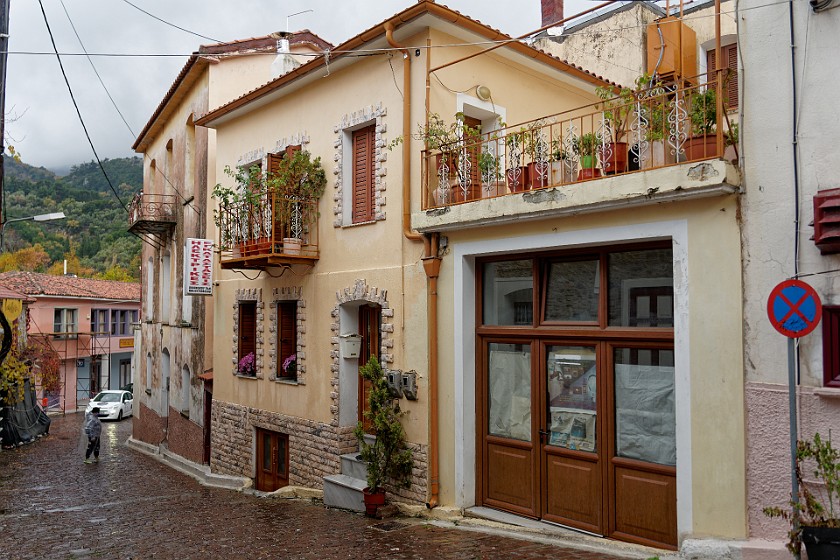 Agiasos, Lesbos. Main street. Agiasos. .