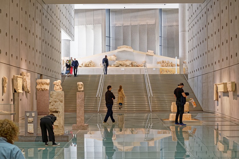 Acropolis Museum. Entry gallery. Athens. .