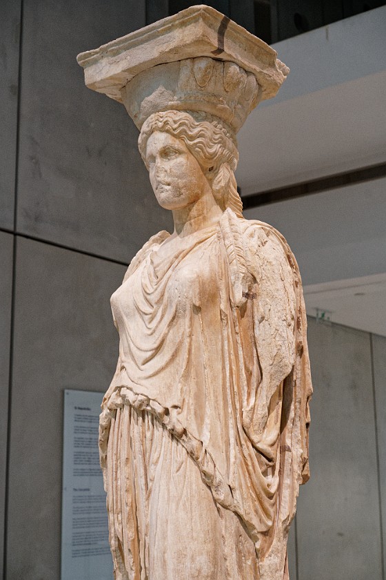 Acropolis Museum. Caryatidis statue. Athens. .