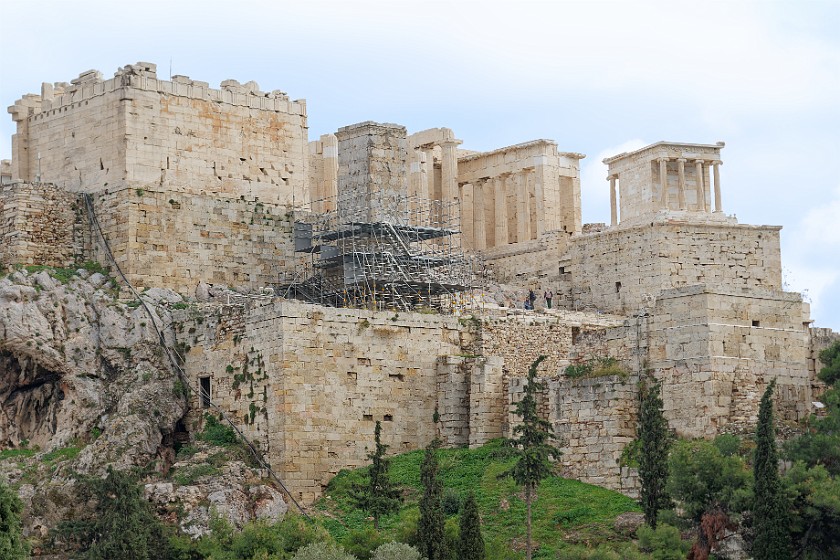 Acropolis of Athens. Entrance. Athens. .