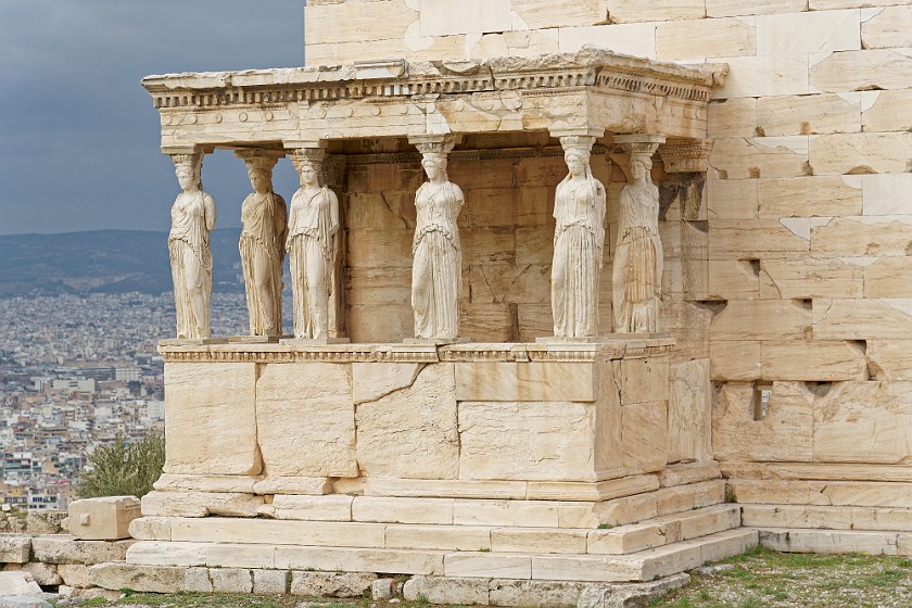 Acropolis of Athens. Erechtheion. Athens. .