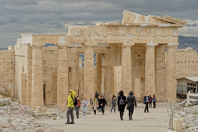 Acropolis of Athens. Propylaia. Athens. .