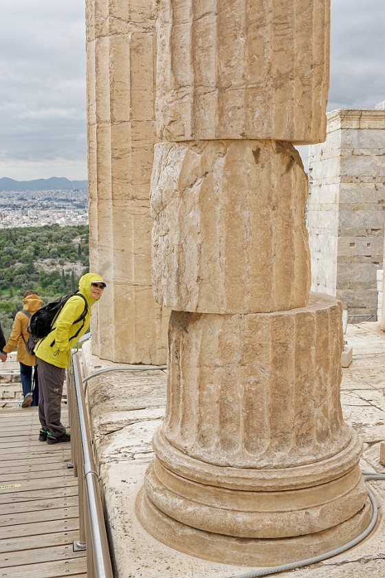 Acropolis of Athens. Propylaia. Athens. .