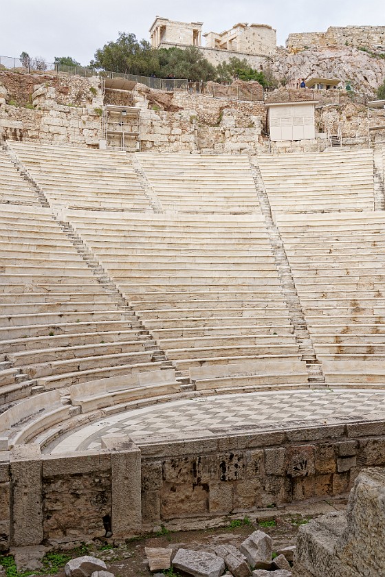 Acropolis of Athens. Odeon of Herodes Atticus. Athens. .