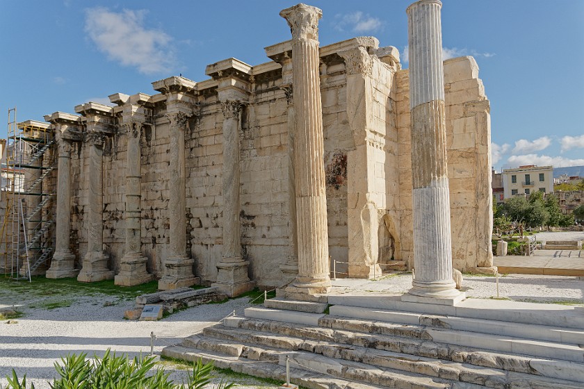 Athens Classic Bike Tour. Hadrian's library. Athens. .