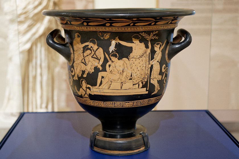 Delphi Archaeological Museum. Vase. Delphi. .