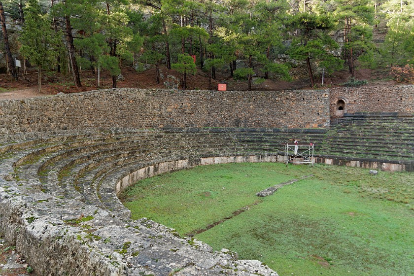 Sanctuary of Apollo. Stadium. Delphi. .