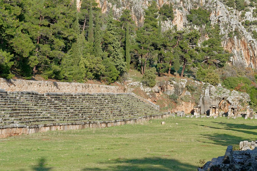 Sanctuary of Apollo. Stadium. Delphi. .