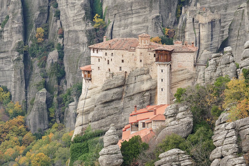 Meteora. Monastery of Rousanou. Kalampaka. .