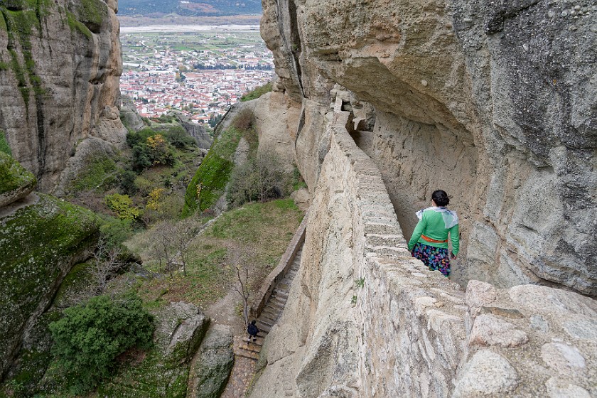 Meteora. Monastery of Holy Trinity. Kalampaka. .