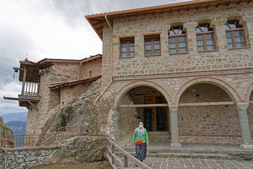 Meteora. Monastery of Holy Trinity. Kalampaka. .