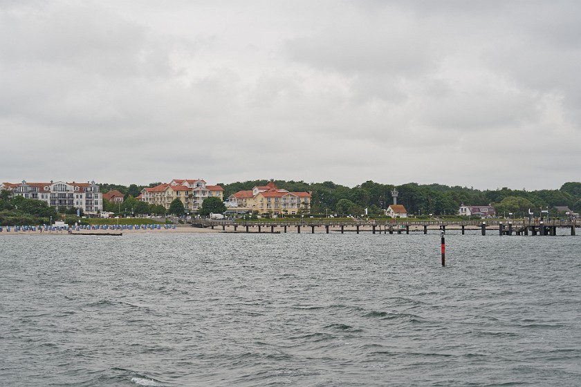Kühlungsborn. View on shoreline and pier. Kühlungsborn. .