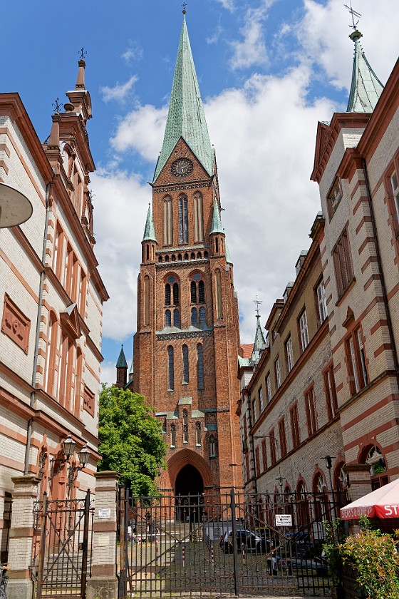 Schwerin. Schwerin cathedral. Schwerin. .