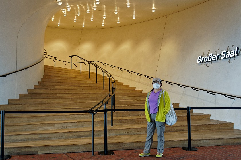 Hamburg Elbphilharmonie & Harbor. Entrance to the large concert hall. Hamburg. .