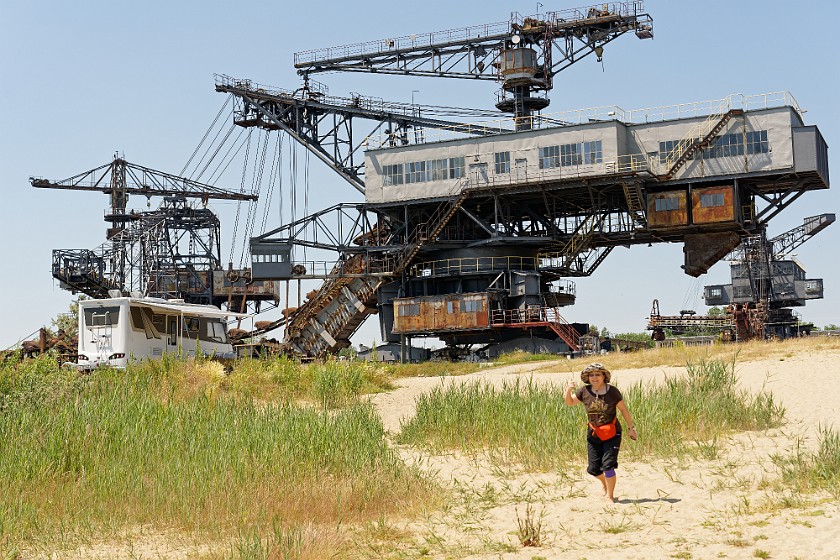 Ferropolis. Mining excavators. Gräfenhainichen. .