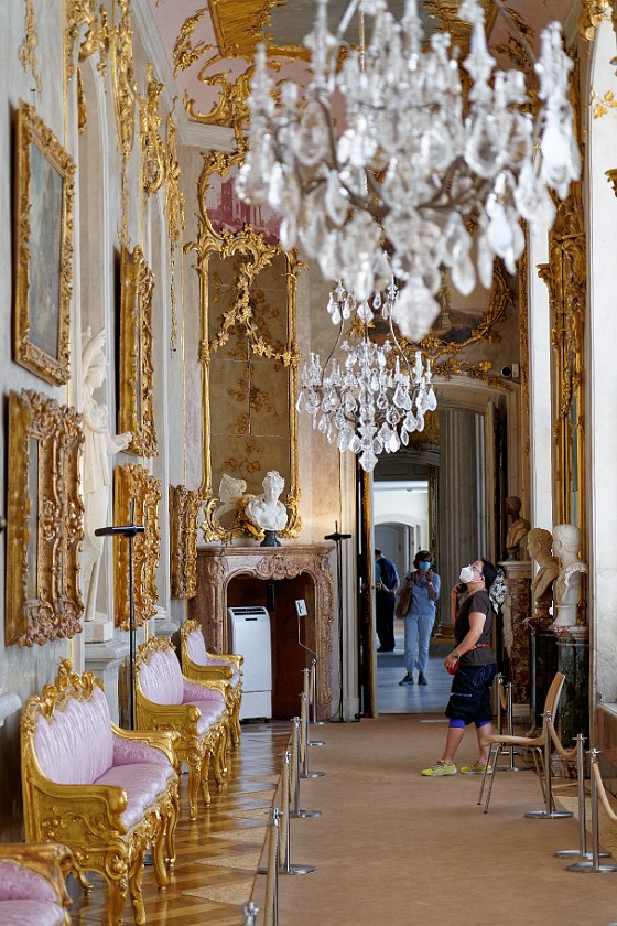 Sanssouci Palace. Gallery room. Potsdam. .