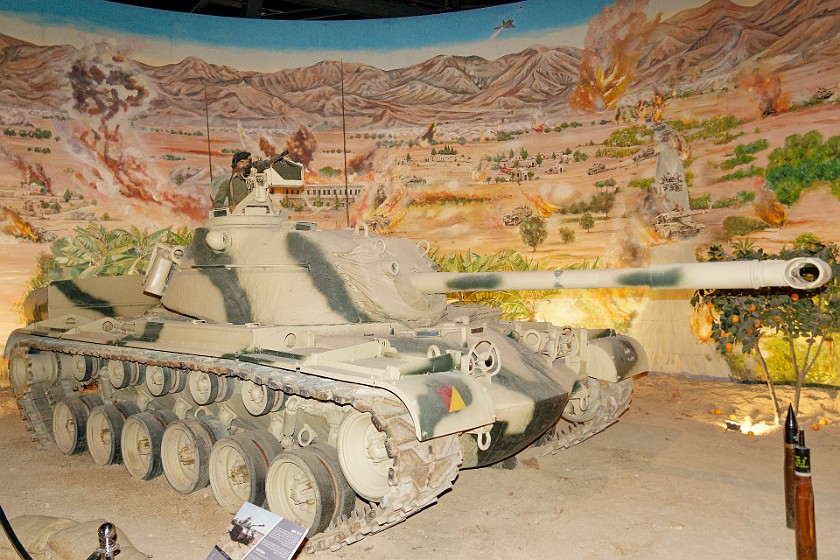 Royal Tank Museum. Tank of the Jordan army M48 