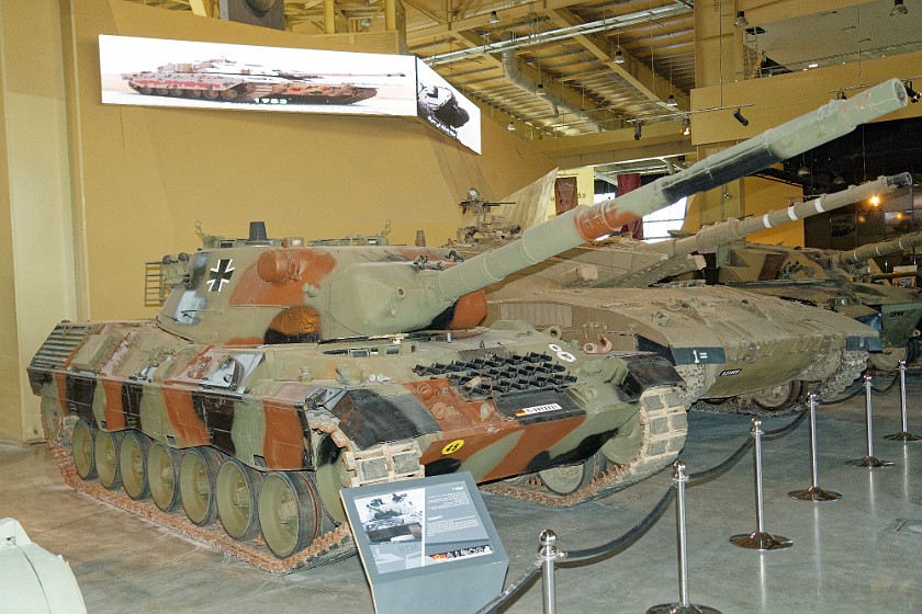 Royal Tank Museum. German tank Leopard 1. Amman. .