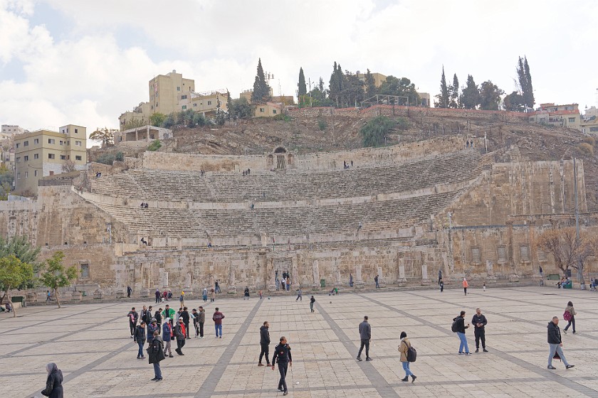 Amman. Roman theater. Amman. .