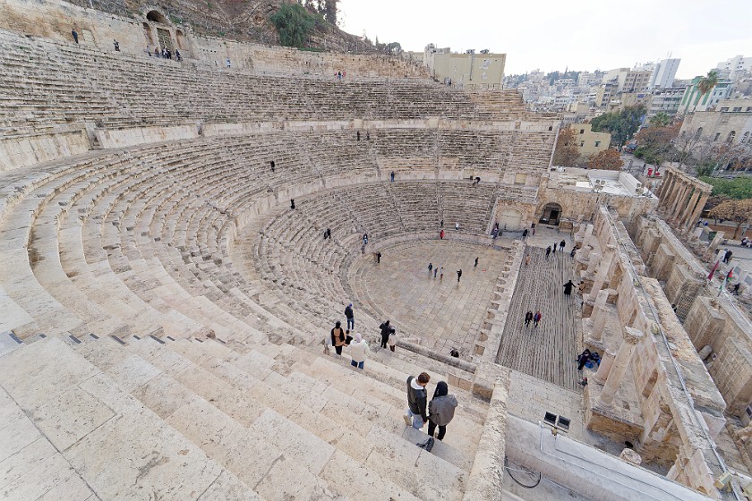 Amman. Roman theater. Amman. .