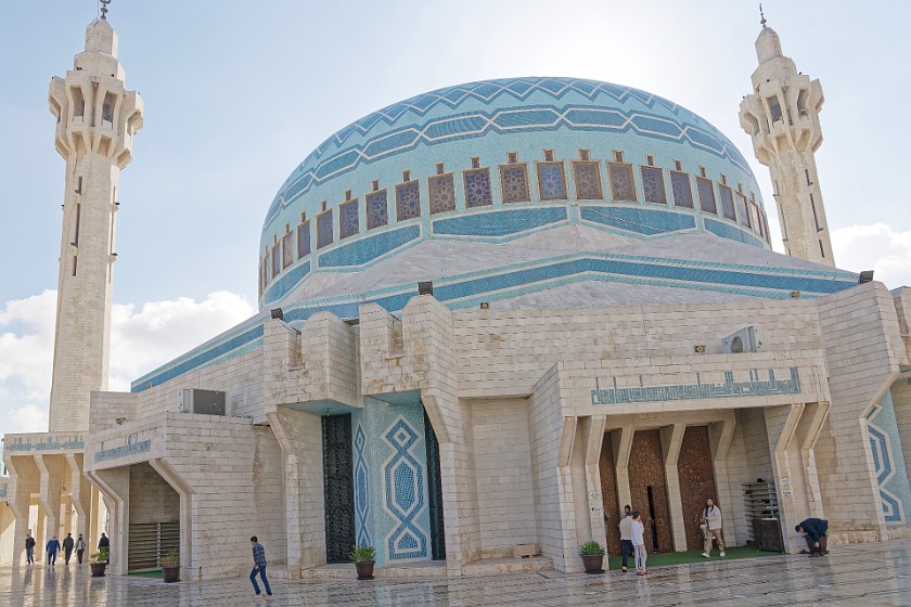 Amman. King Abdullah I Mosque. Amman. .