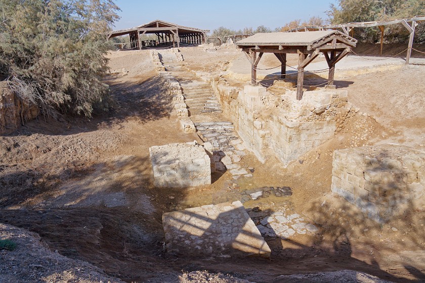 Baptismal Site. The baptismal site of Jesus Christ. near Amman. .